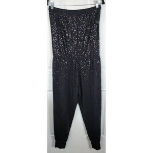 Victoria's Secret Supermodel Essentials Sequin Strapless Jumpsuit Size M